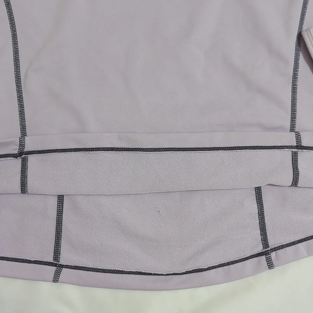Nike Pro Dri-Fit Mock-Neck Long-Sleeve Top, Color Purple Size L (Kids)